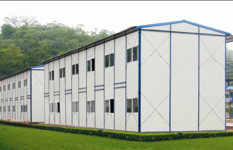 2017 Hot Sale G+1 Floor Prefab Labour Camp