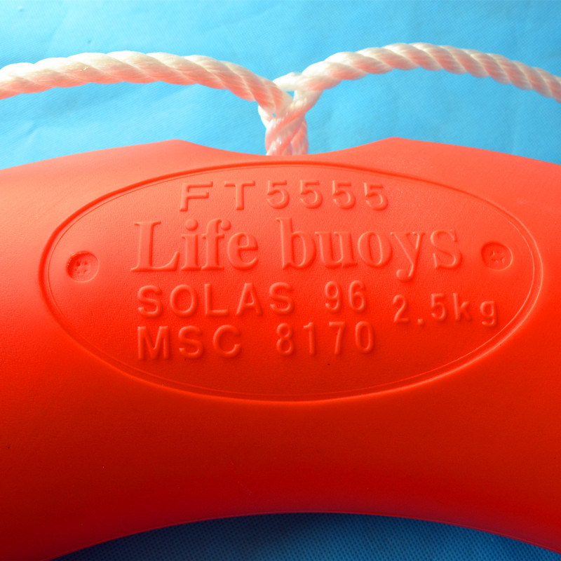 2.5kg Solas Life Buoy with Life Buoy Rope for Lifesaving and Rescue