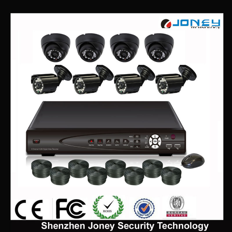 4CH DVR CCTV Cameras Security System