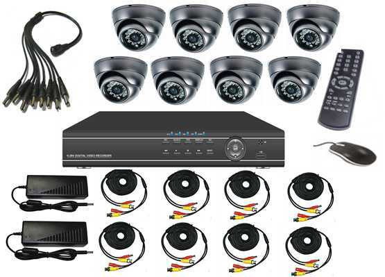 4CH DVR CCTV Cameras Security System