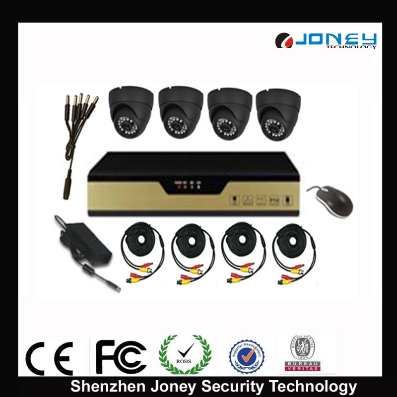 4CH DVR CCTV Cameras Security System