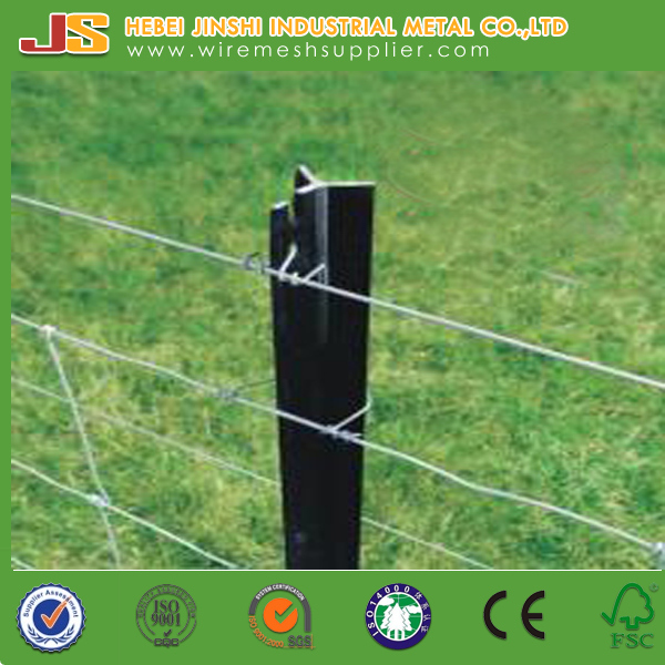 New Zealand Steel Field Fence Y Post Black Bitumen Star Pickets