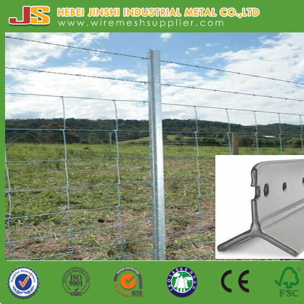 New Zealand Steel Field Fence Y Post Black Bitumen Star Pickets