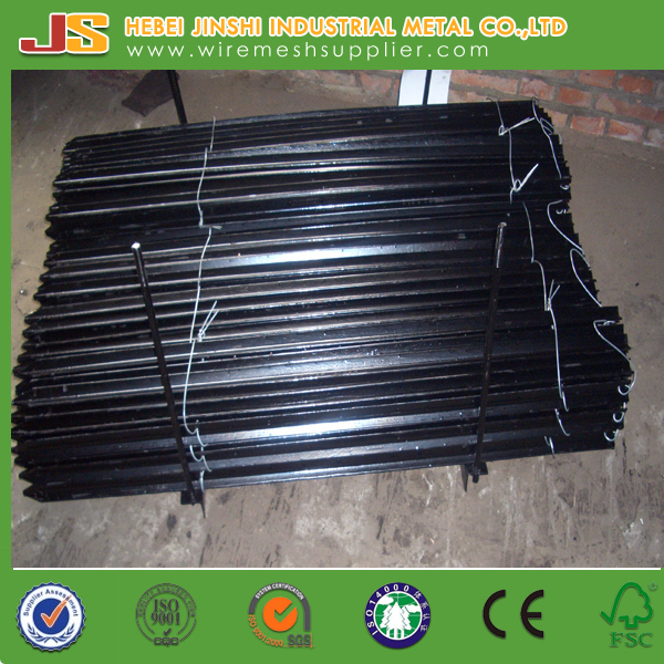 New Zealand Steel Field Fence Y Post Black Bitumen Star Pickets