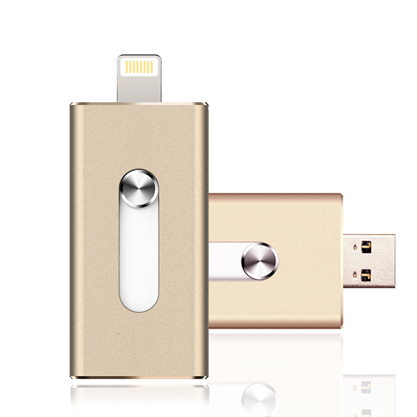 OTG HD U Disk USB Flash Drive, Iflash Drive U Disk for iPhone PC 8g/16g/32g64G