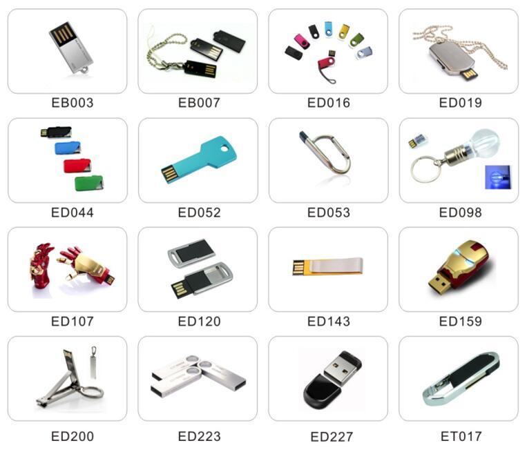 Plastic USB Flash Drive Flash Memory with Custom Logo (ET066)