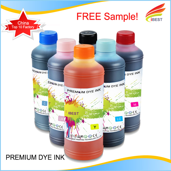 6colors/Set 1000ml Digital Textile Pigment Ink for Roland Mimaki Mutoh Epson