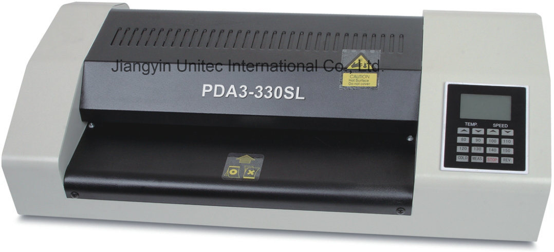 PDA3-330SL Heating Lamp 4 Rollers Pouch Laminator (wiith LCD Display)