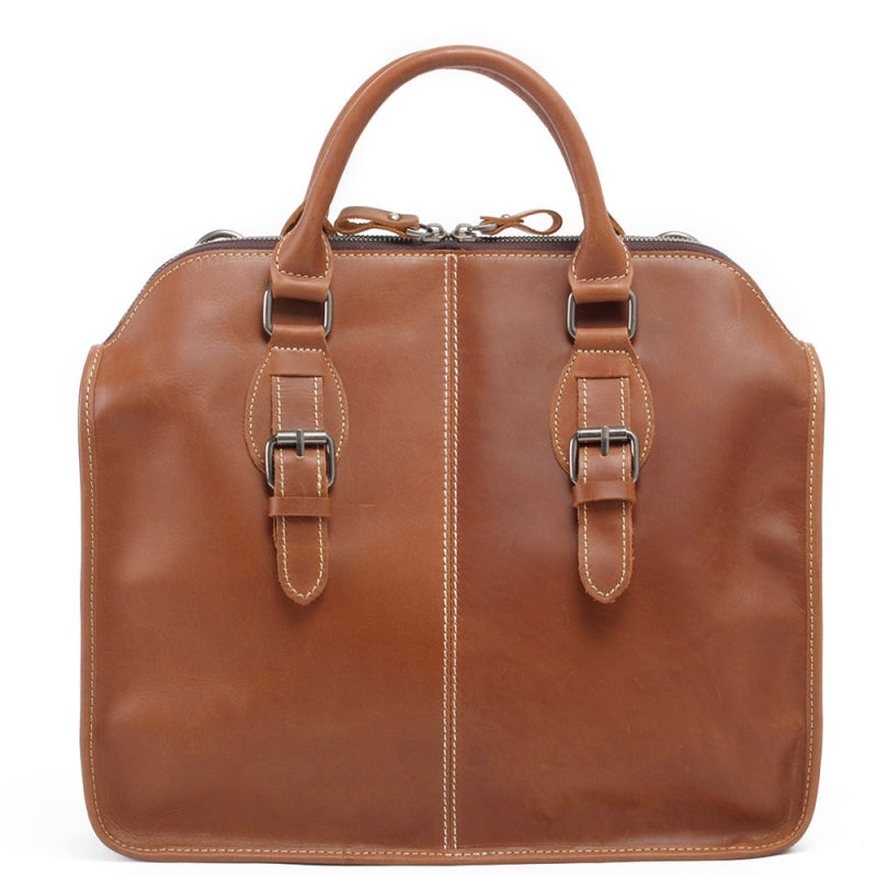 Genuine Leather Briefcase Bag Fashion Designer Man Handbags (RS-6013)