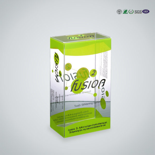 Popular Frosted Pet Plastic Packaging Box for Cosmetics