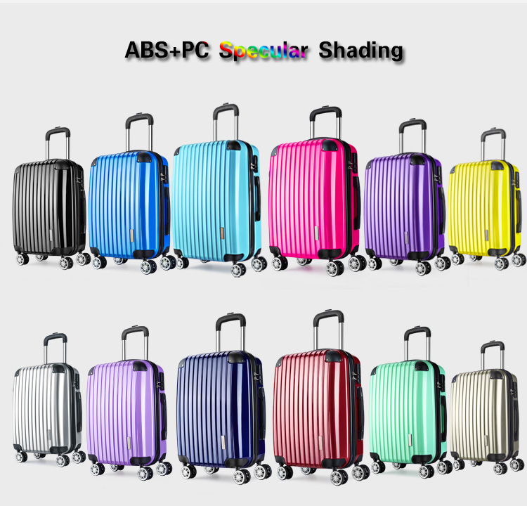 PC+ABS Luggage Customizable Logo Travel Bag ABS Hard Sell Suitcase