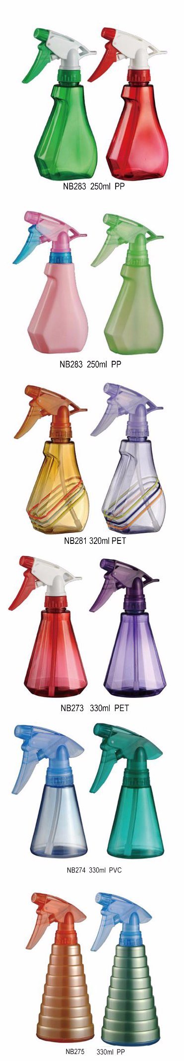 Plastic Trigger Sprayer Bottle for Cleaning (NB273)