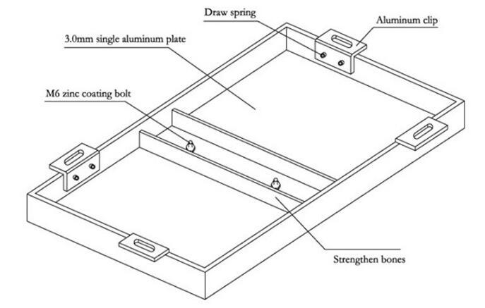 Curtain Wall / Aluminum Wall Panel Building Material