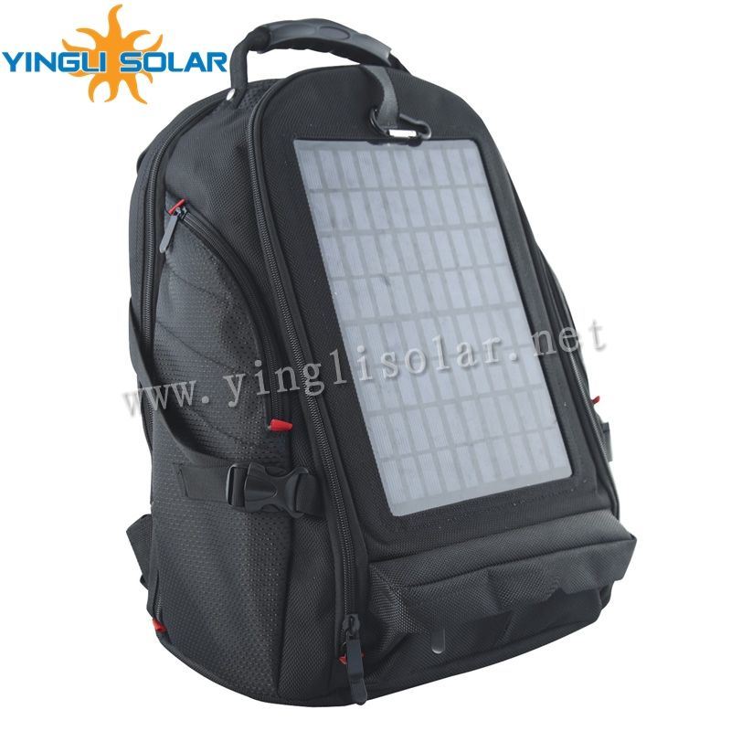 Solar Power Hiking Backpack Can Charger to Power Bank