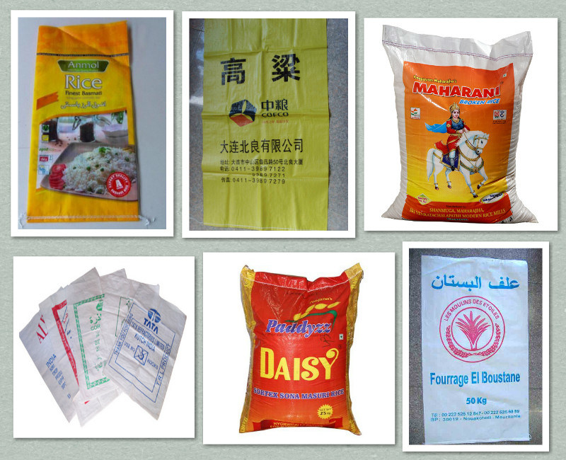 25kg PP Woven Rice Bag with Logo Printing Low Price