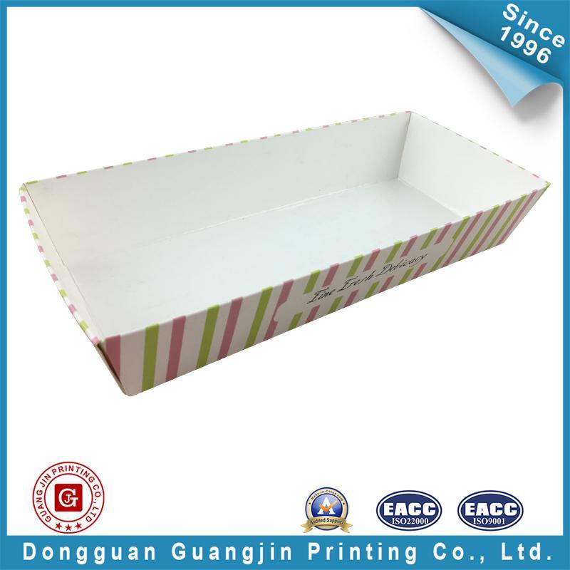 Custom Design Printed Food Paper Tray (GJ-tray001)