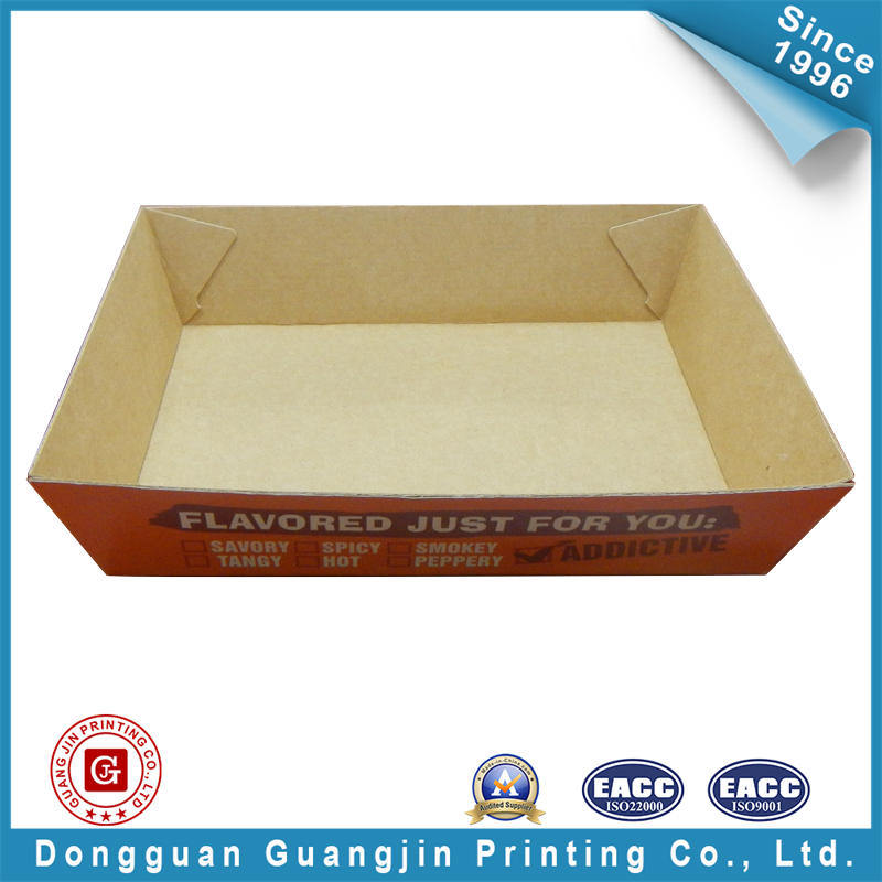 Custom Design Printed Food Paper Tray (GJ-tray001)