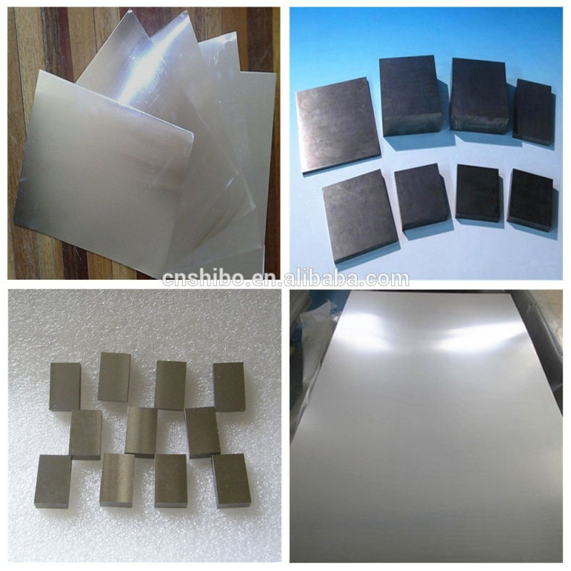 Tungsten Plates Price, High Temperature Tungsten Plates/Tungsten Cube