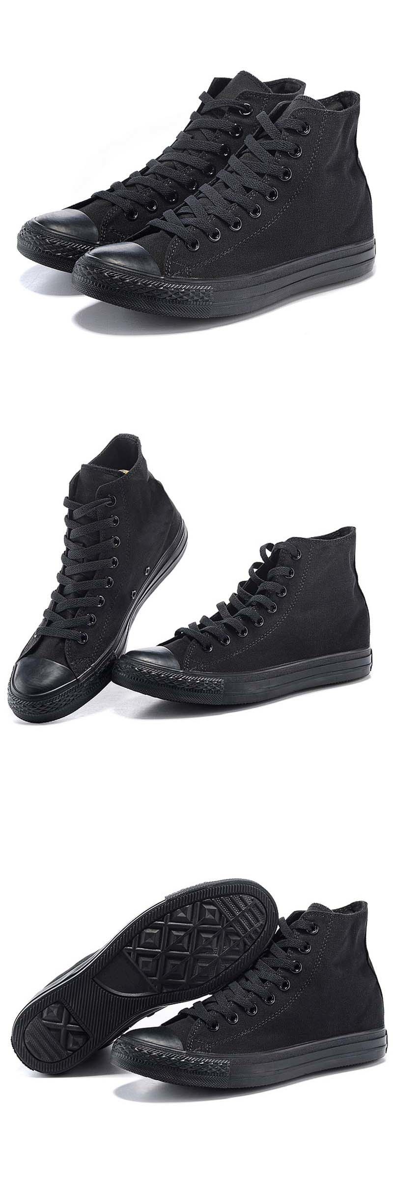 Low Price Platform Sneaker Canvas Shoe with Black Rubber Sole