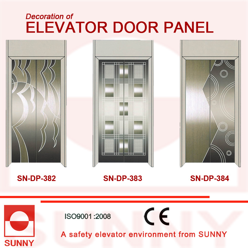 St. St Mirror Door Panel for Elevator Cabin Decoration (SN-DP-373)