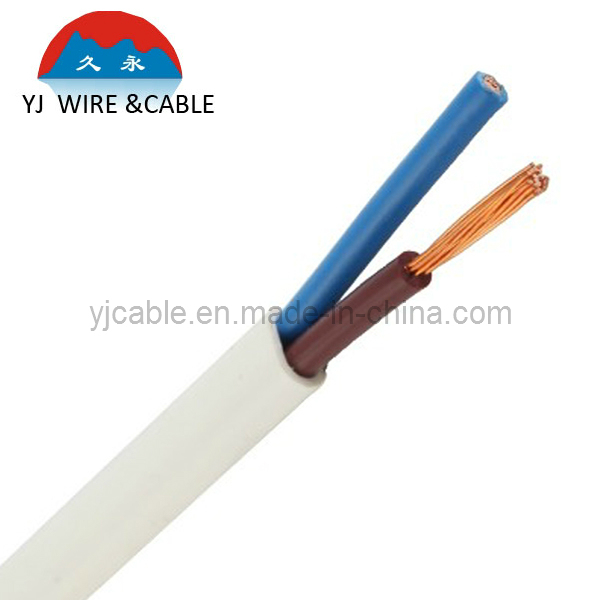 Electric Wire with Aluminium Conduct, Electric Cable, PVC Insulation, 2 Cores