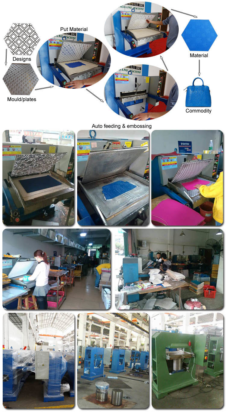 Hydraulic Leather Embossing Machine for Sale (HG-E120T)