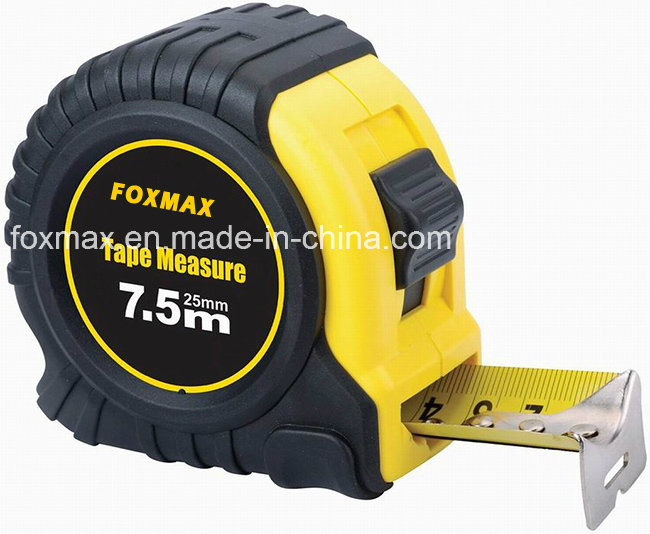 High Quality Steel Measuring Tape with Rubber Coat Fmt-012