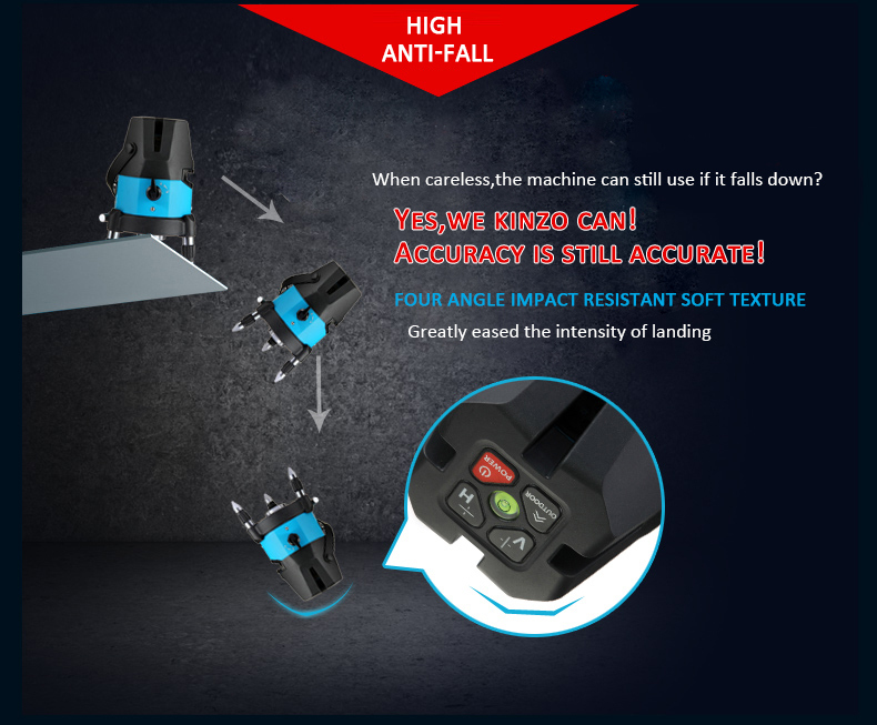 Continuous Operating 10 Hours Red Laser Level with Dots