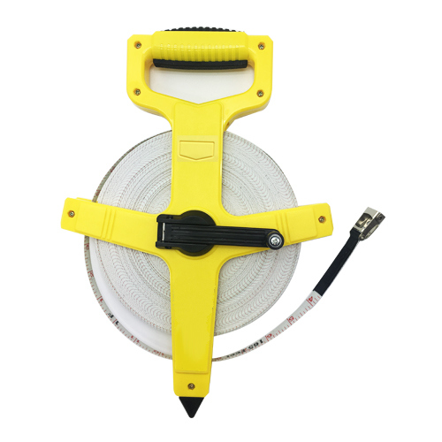 Hand Tools/ Fiberglass Tape/Measuring Tape with Ruber Grip