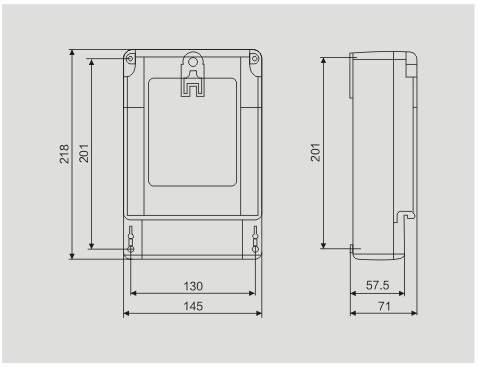 Dts-3r Three Pahse Four Wire Kwh Meter