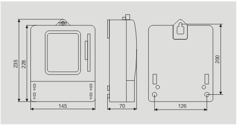 Dtsy-2D Single Phase Kwh Meter