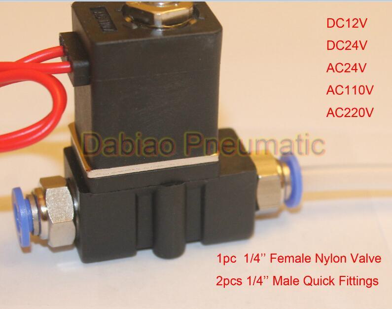 2p025-08 Plastic Solenoid Valve 1/4