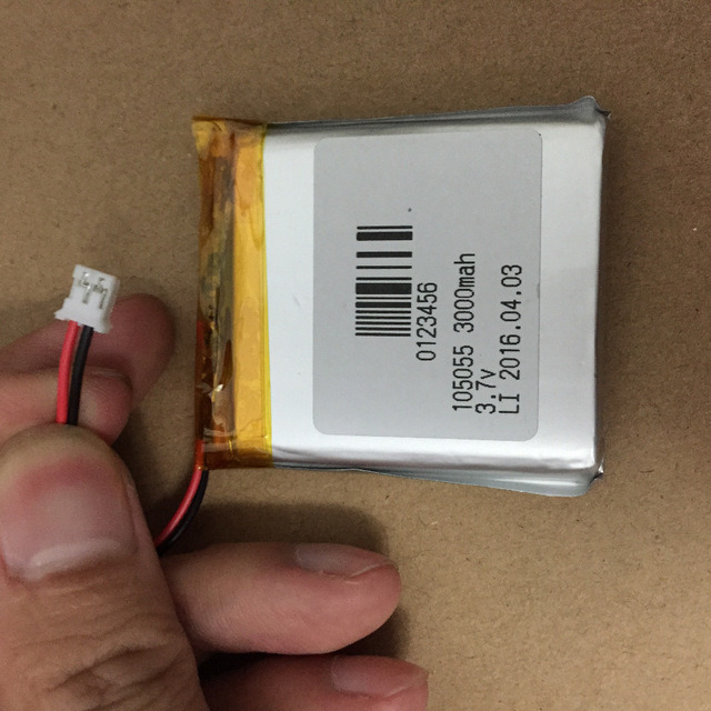 Dual Handsome 3.7V Battery Mobile Power 985056 105055 985055 Soft Polymer Battery Pack