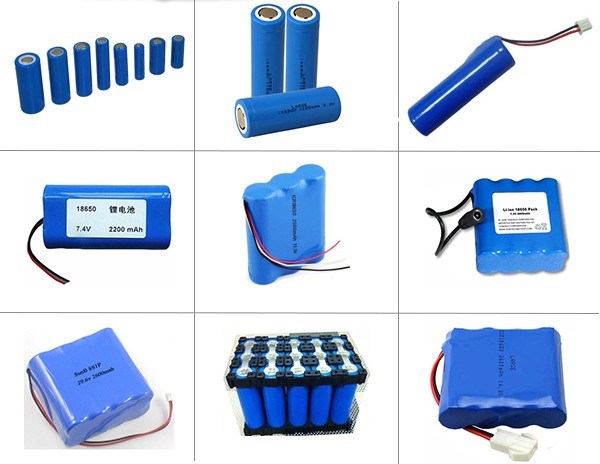 Icr18650 3.7V 2200mAh Lithium Battery Cell/ Battery Pack