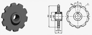 Sprocket Chain Drag Chain Conveyor Sprocket Manufacturers