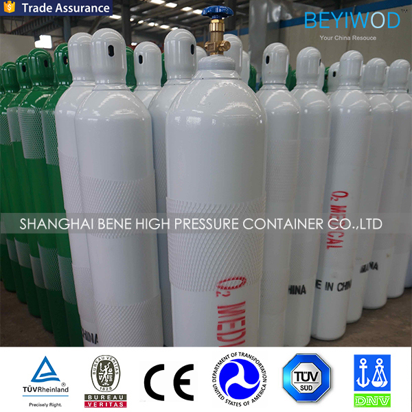 ISO 9809 Standard High Pressure Steel Gas Cylinder