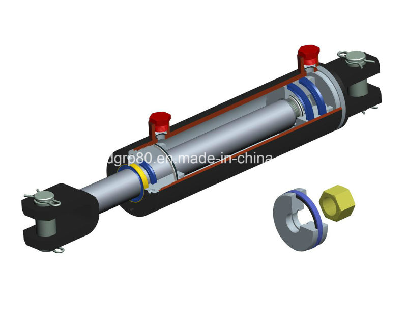 USA Standard 3000psi Welded Hydraulic Cylinder