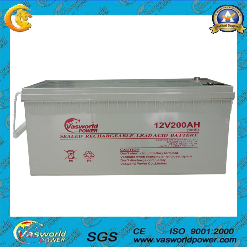 VRLA AGM UPS Rechargeable Storage Battery 200 Ah 12V