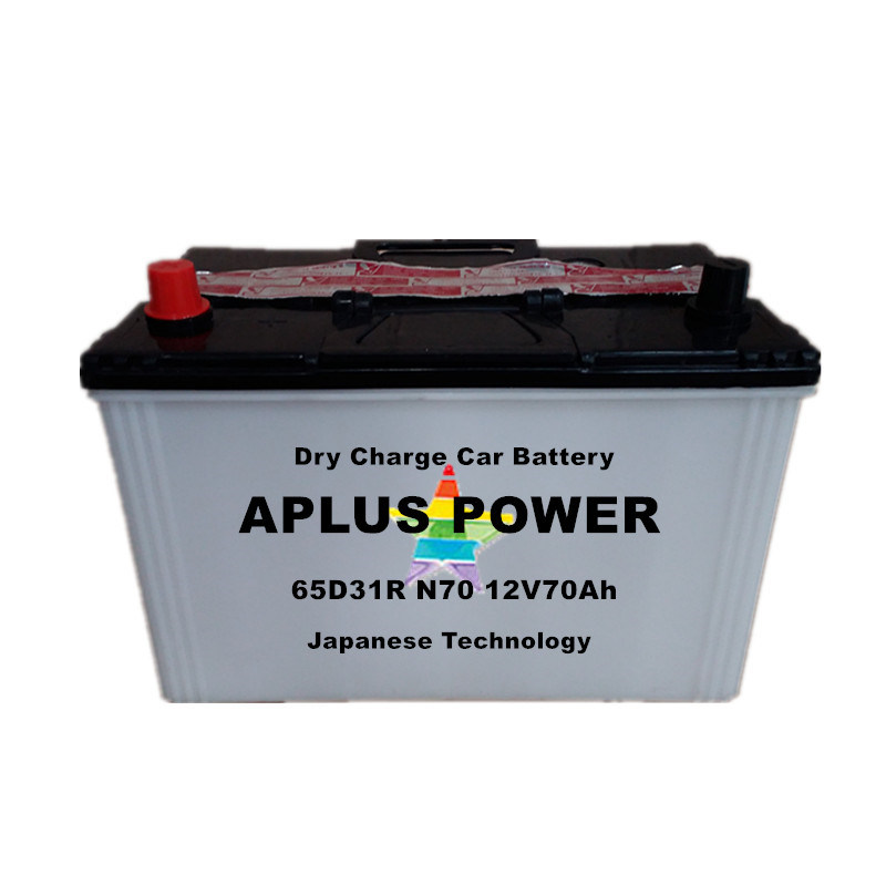 65D31r N70 12V70ah Storage Battery for Car in JIS Standard