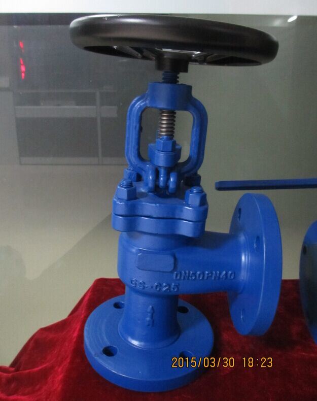 Stainless Steel 304/316 /Cast/Carbon Steel DIN Angle Type Globe Valve