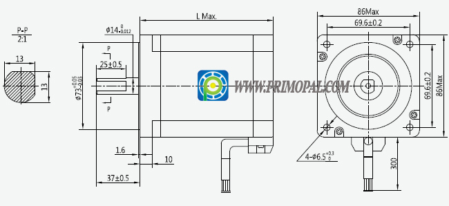 OEM NEMA 34 Stepper Motor with High Quality