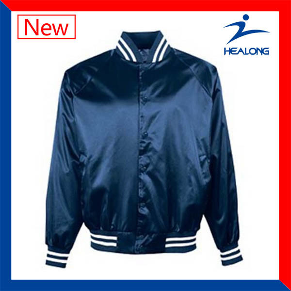 Healong Factory Price College Baseball Jacket