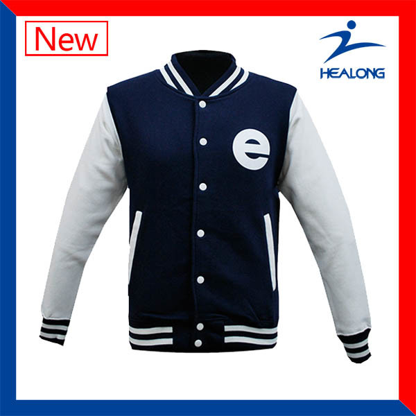 Healong Factory Price College Baseball Jacket