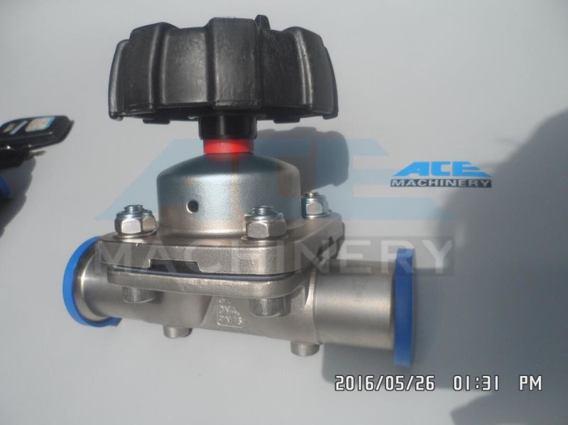 Stainless Steel Sanitary Grade Manual Diaphrgam Valve (ACE-GMF-Y1)