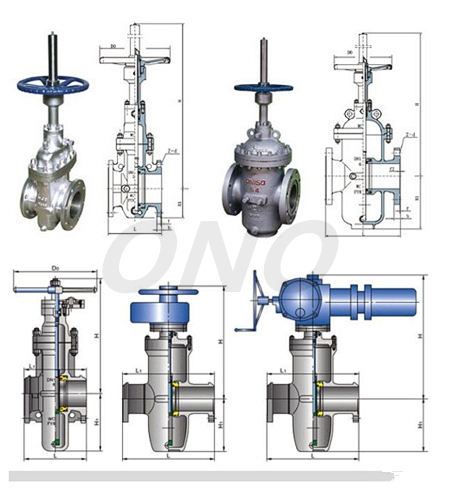 Flang End Manual stainless Steel Flat Gate Valve