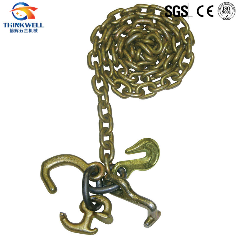 Us Standard Transport Chain with Eye Grab Hook Delta Ring