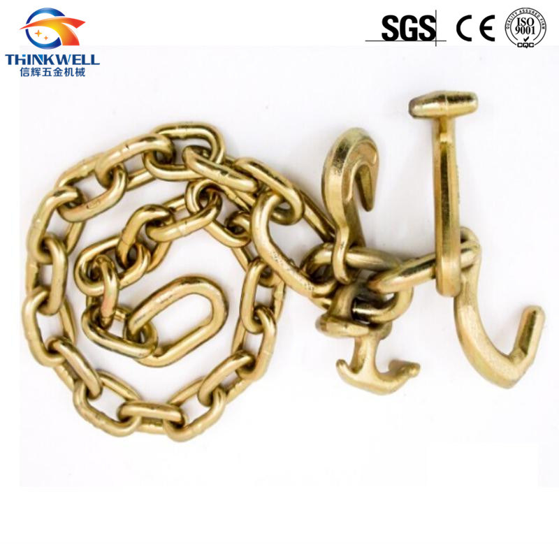 Us Standard Transport Chain with Eye Grab Hook Delta Ring