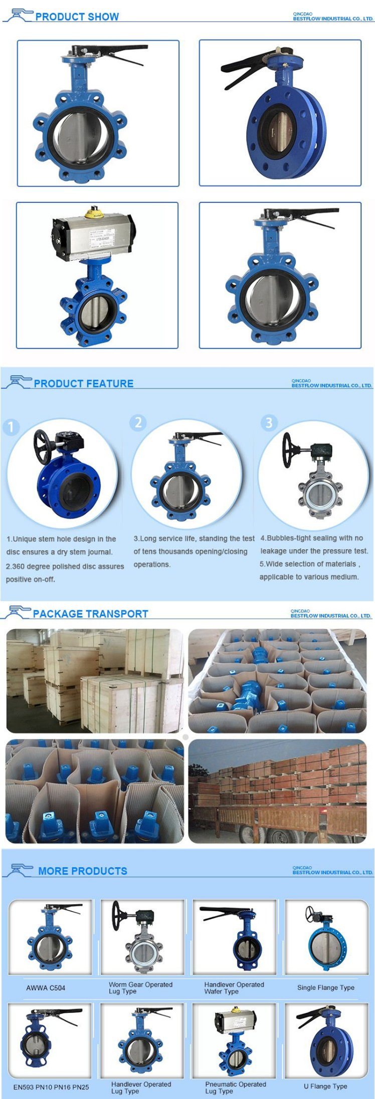 Wafer Butterfly Valve Same with Keystone Butterfly Valve