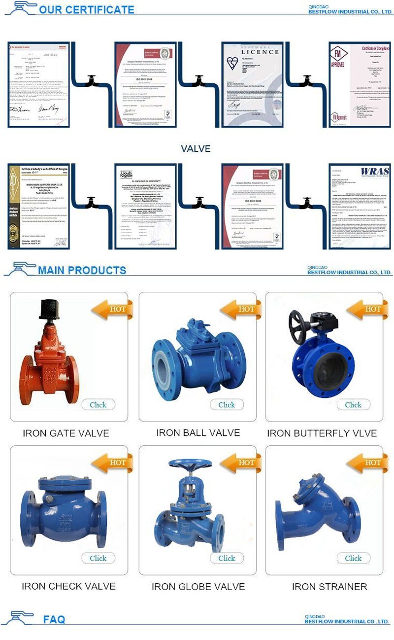 Wafer Butterfly Valve Same with Keystone Butterfly Valve