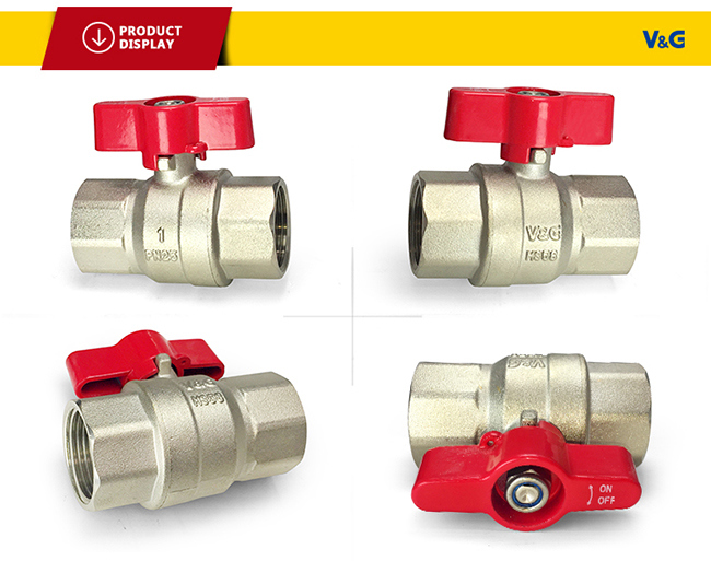 Ce and Acs Identified Brass Ball Valves (VG10.99741)